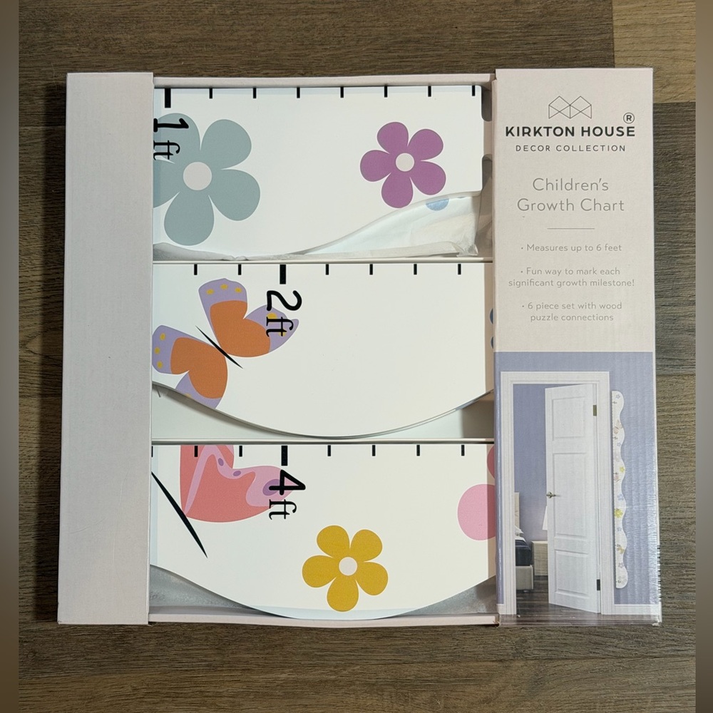 Girls Height Growth Chart for Wall